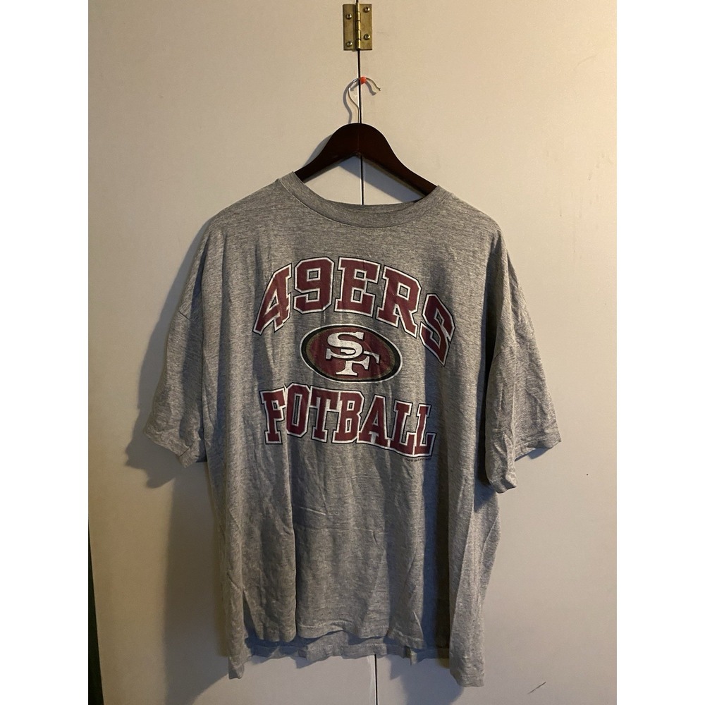 VTG 1998 SF 49ers Starter Shirt XL Grey San Francisco Football NFL Canada Rare